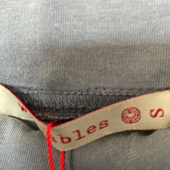 HCVI WEARABLES Harlowe High Side Midi Skirt In Blue Size S - Picture 8 of 12